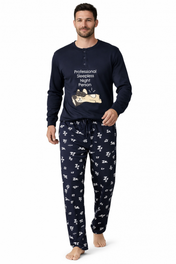 Ανδρική πυτζάμα χειμερινή