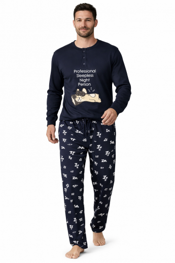 Ανδρική πυτζάμα χειμερινή