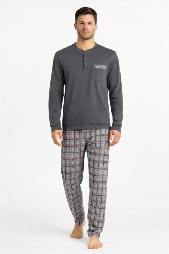 Ανδρική πυτζάμα χειμερινή
