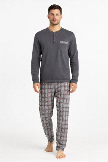 Ανδρική πυτζάμα χειμερινή
