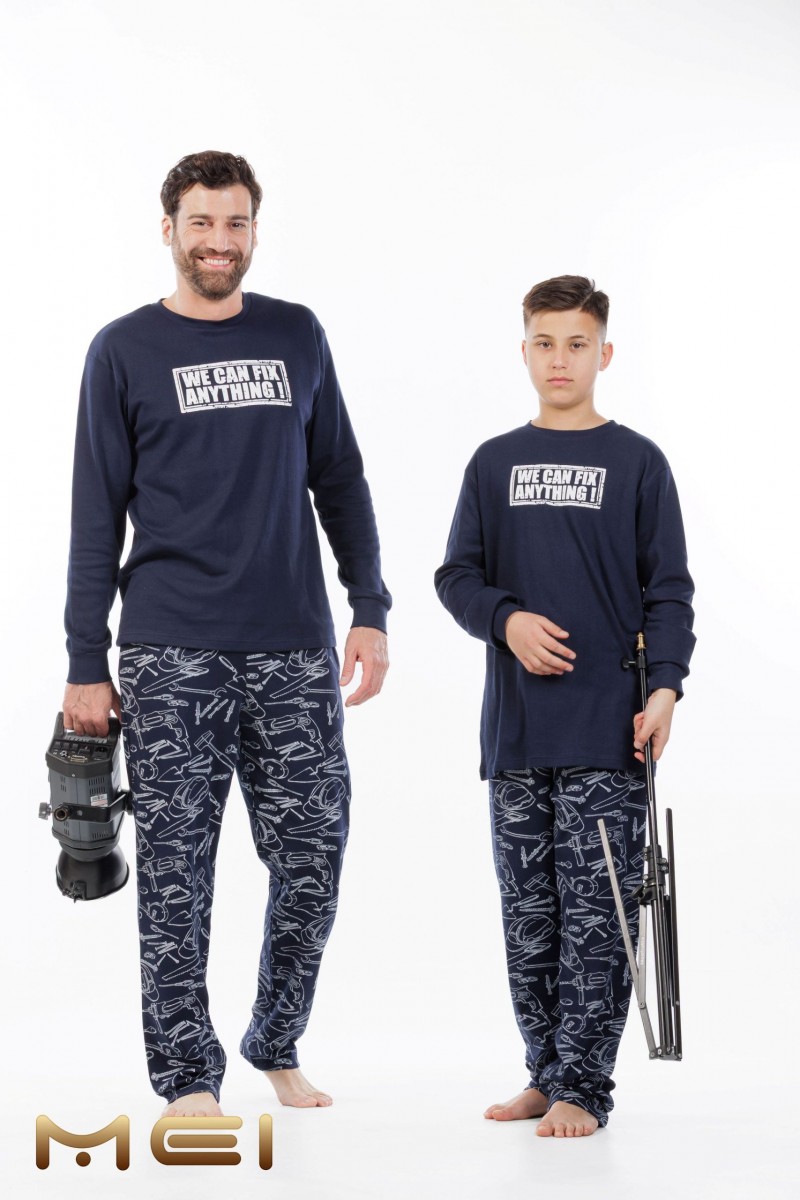 Ανδρική πυτζάμα χειμερινή