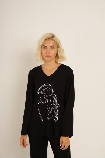 Πυζάμα μακρύ μανίκι