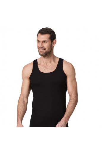 Ανδρικό φανελάκι namaldi με τιράντα μαύρο