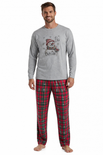 Ανδρική πυτζάμα χειμερινή