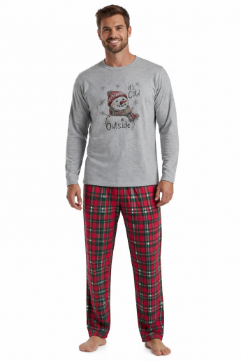 Ανδρική πυτζάμα χειμερινή
