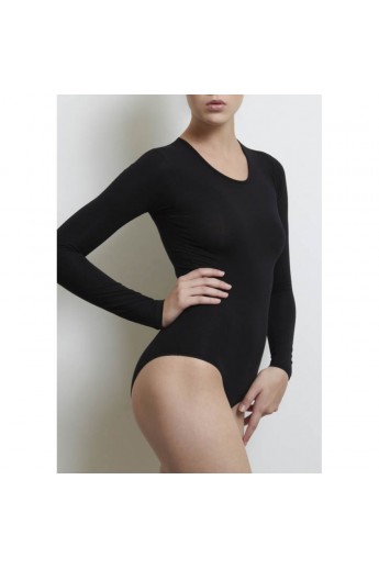 Κορμάκι μακρύ μανίκι 93% Micromodal - 7% Lycra