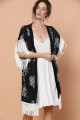 Σετ Ρομπα Νυχτικο Siyal Viscose Kimono Μαύρο L