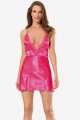 Babydoll Σατεν Night Dream Κόκκινο L Babydoll Σατεν Night Dream Κόκκινο L