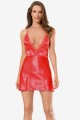 Babydoll Σατεν Night Dream Κόκκινο XL