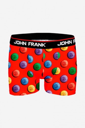 Boxer Crypto Coins John Frank Κόκκινο XL