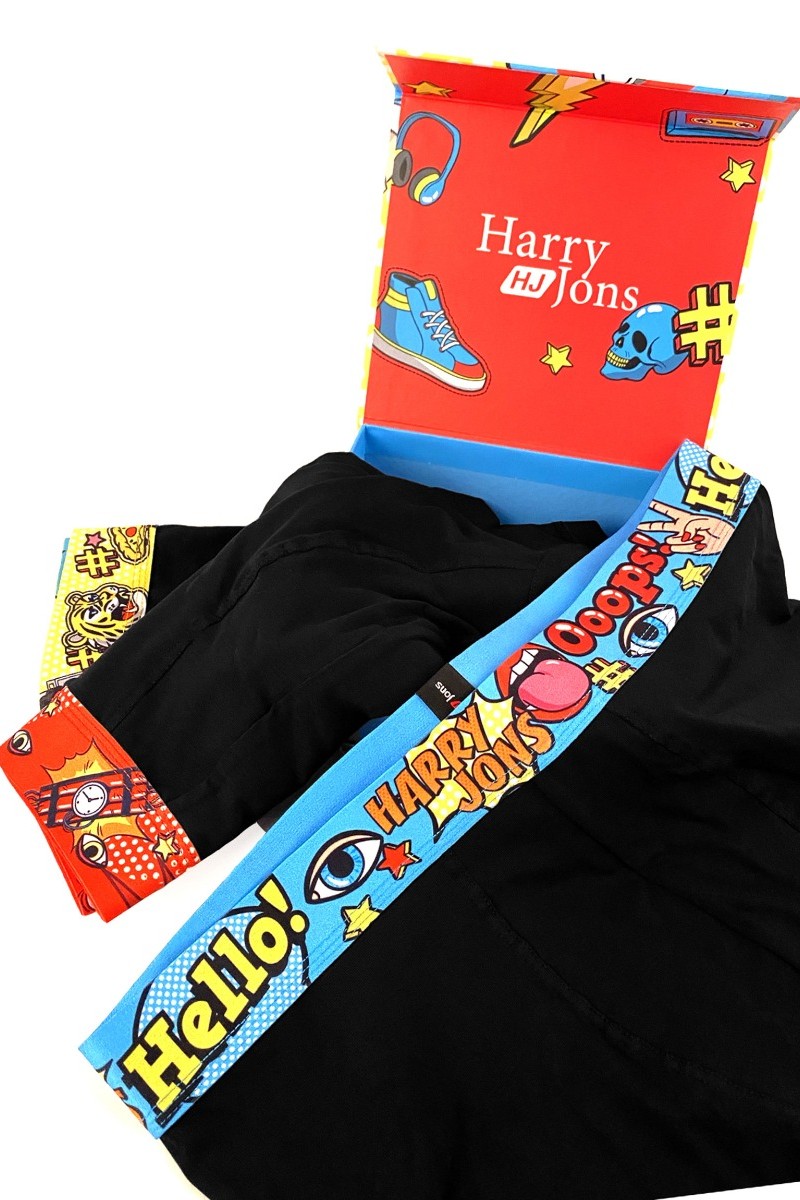 Boxer Harry Jons Boxed Pack Μαύρο L