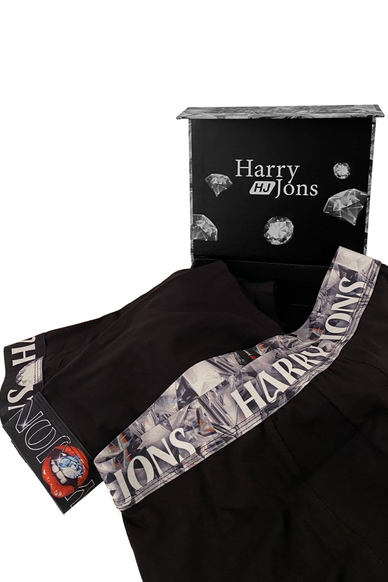 Boxer Harry Jons Diamond Pack Μαύρο L