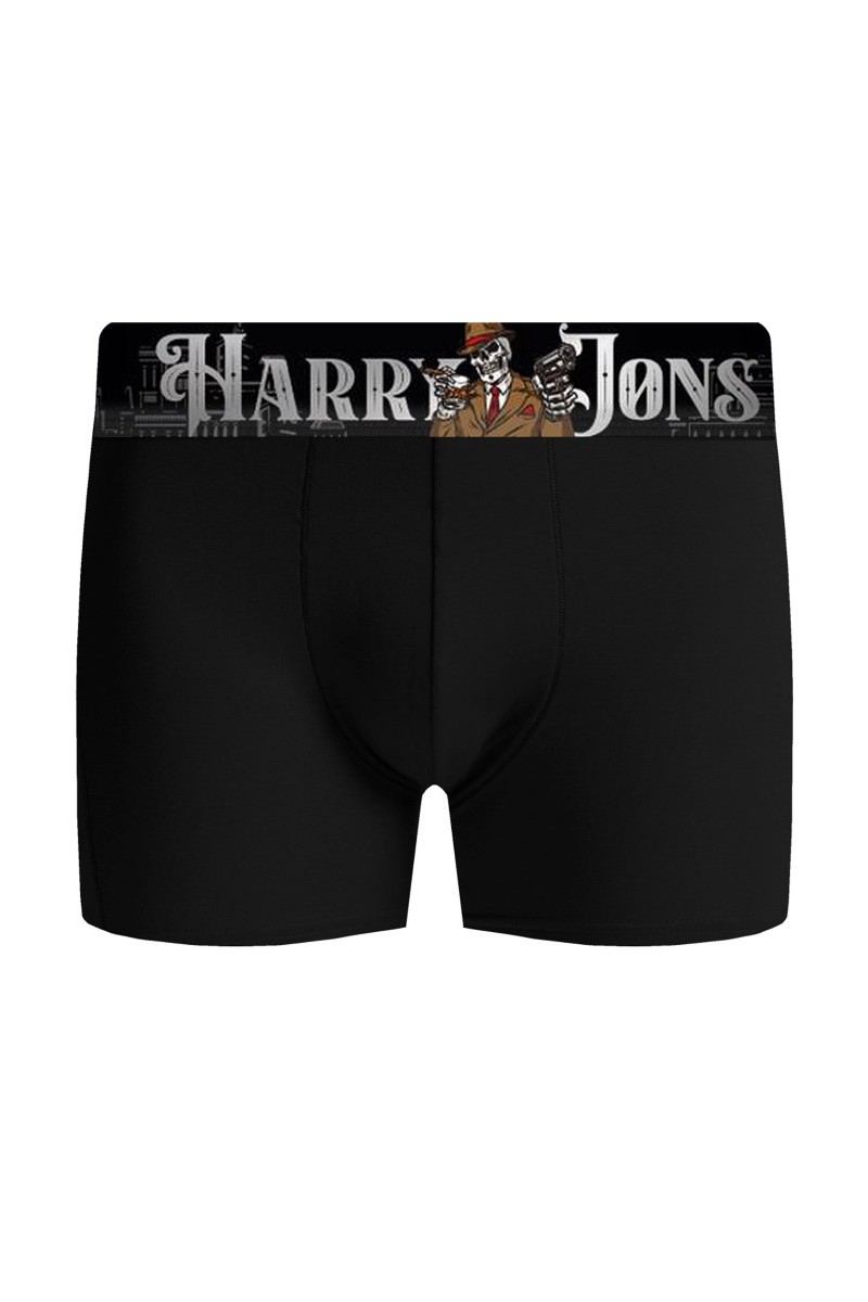 Boxer Harry Jons Gangster Pack Μαύρο L