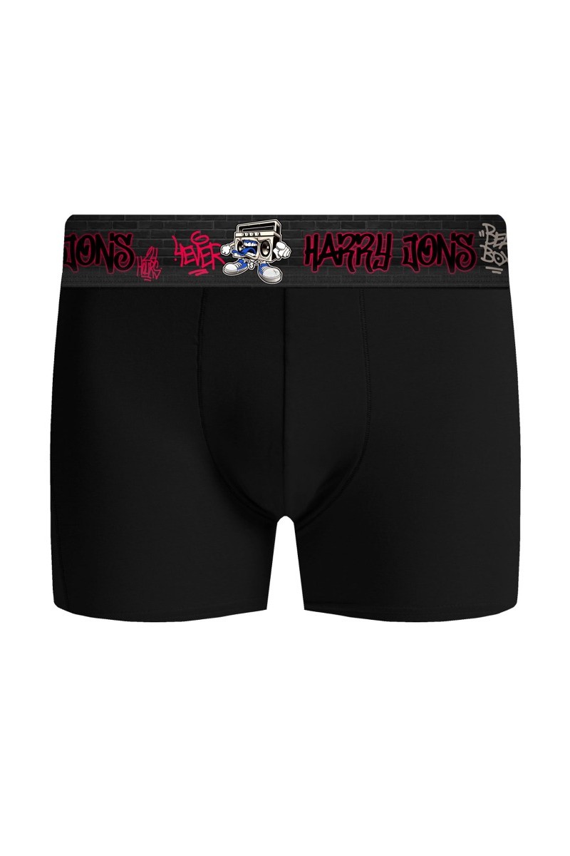Boxer Harry Jons Graffiti Pack Μαύρο L