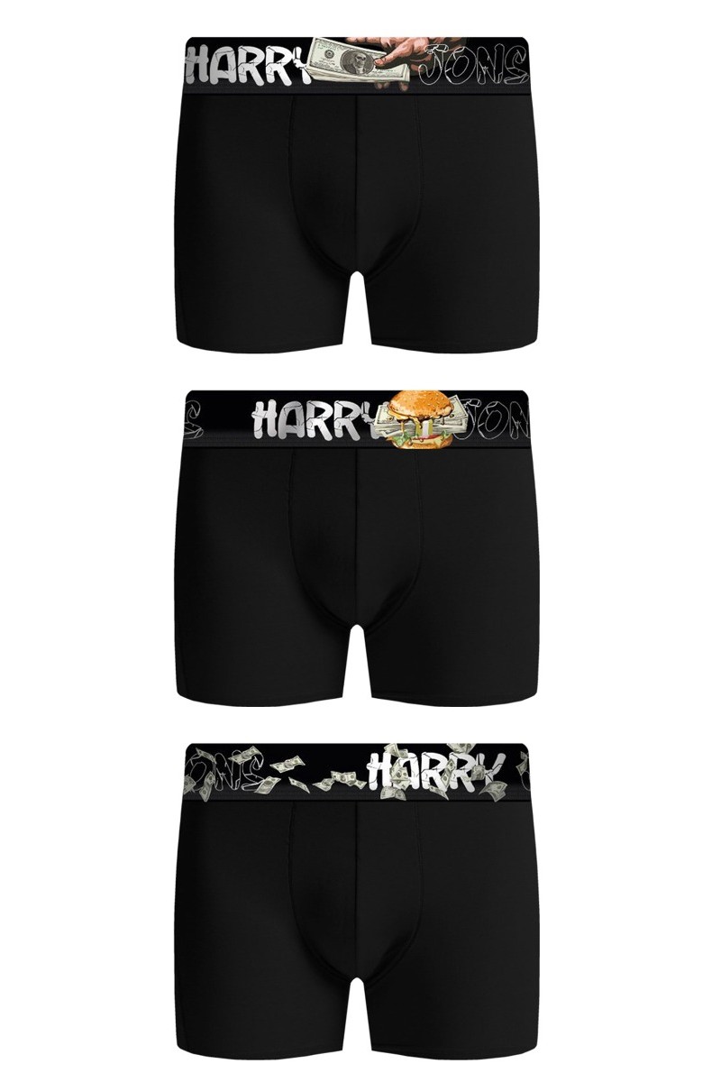 Boxer Harry Jons Rich Pack Μαύρο L