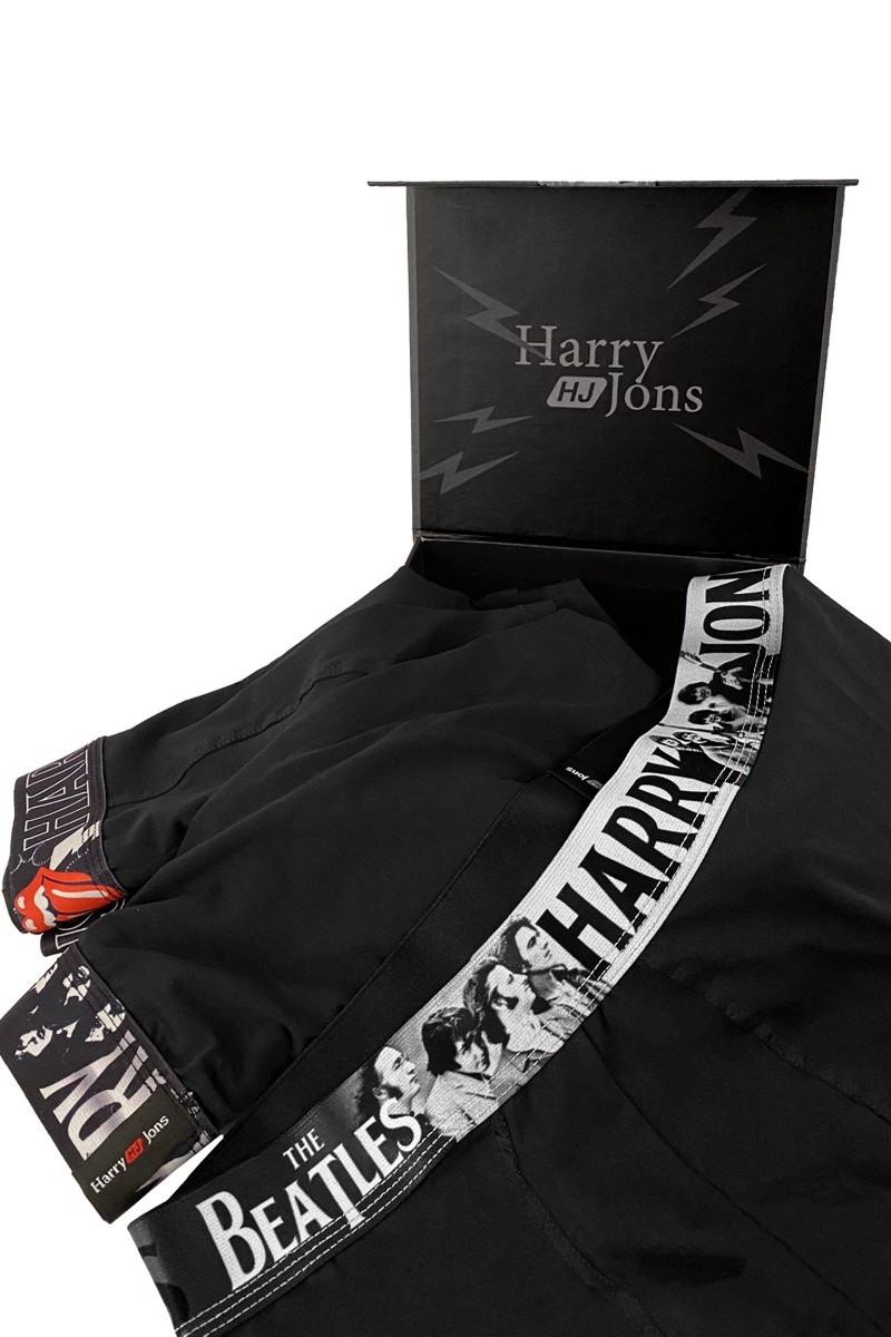 Boxer Harry Jons Rock Pack Μαύρο M