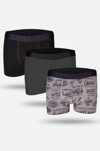 Boxer John Frank 3 Τεμ. - XL