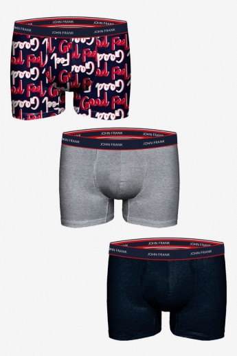 Boxer John Frank 3 Τεμ. - XL