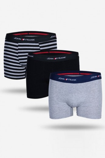 Boxer John Frank 3 Τεμ. - XL