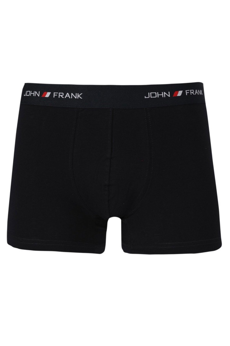 Boxer John Frank Basic Colors Μαύρο XL