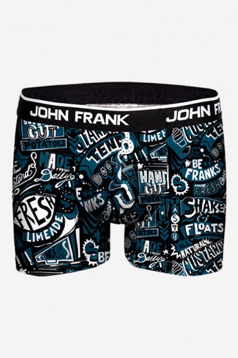 Boxer John Frank Blue Shakes - M