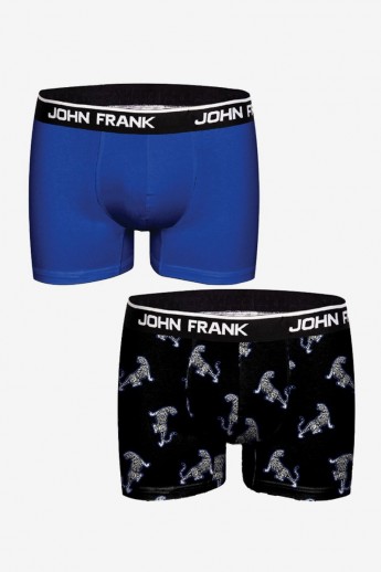 Boxer John Frank Blue Tiger  Μπλε L