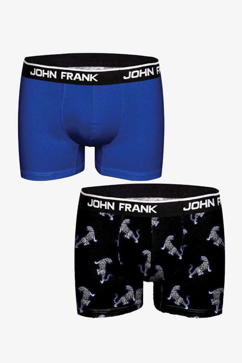 Boxer John Frank Blue Tiger  Μπλε XL