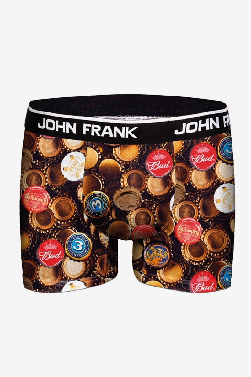 Boxer John Frank Caps Μαύρο XL