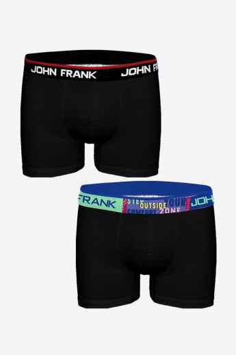 Boxer John Frank Comfort Zone 2 Τεμ. Μαύρο L