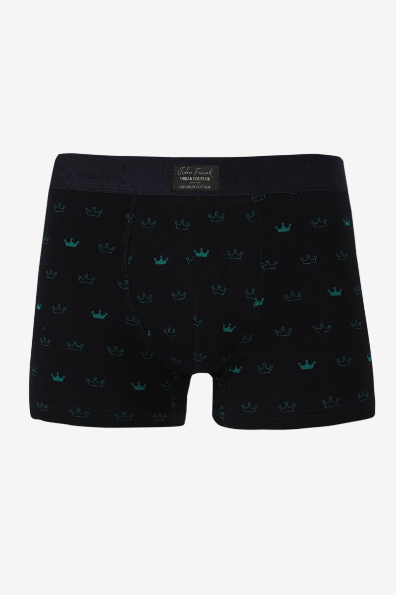 Boxer John Frank Crown Μπλε XL