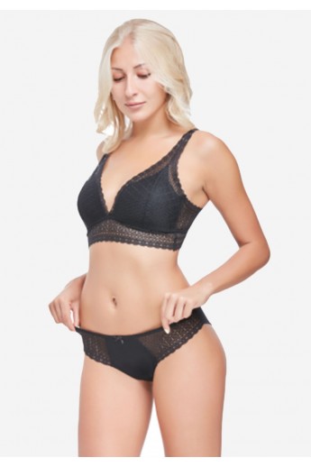 Bralette Soft Lace Norddiva Μπλε Σκούρο L