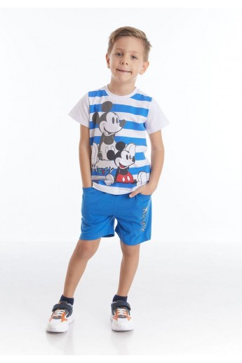 Disney Σετ Μπλουζα Με Σορτσακι Oh Mickey Μπλε 6 (5-6 ετών)