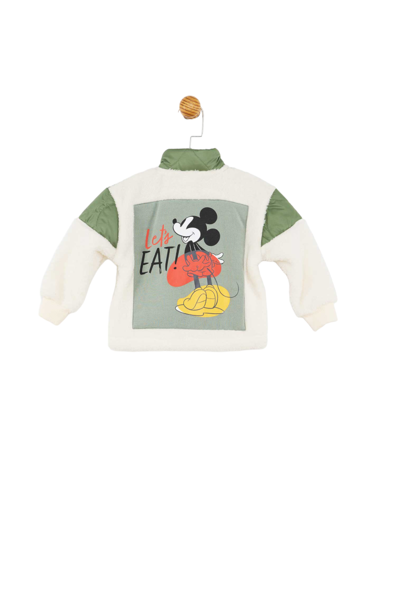 FLEECE ΜΠΛΟΥΖΑ MICKEY ΜΕ ΚΕΝΤΗΜΑ ΣΤΗΝ ΠΛΑΤΗ ΚΑΙ ΚΛΕΙΣΙΜΟ ΜΕ ΚΟΥΜΠΙΑ Εκρού-Κυπαρισσί 12-18 μηνών FLEECE ΜΠΛΟΥΖΑ MICKEY ΜΕ ΚΕΝΤΗΜΑ ΣΤΗΝ ΠΛΑΤΗ ΚΑΙ ΚΛΕΙΣΙΜΟ ΜΕ ΚΟΥΜΠΙΑ Εκρού-Κυπαρισσί 12-18 μηνών