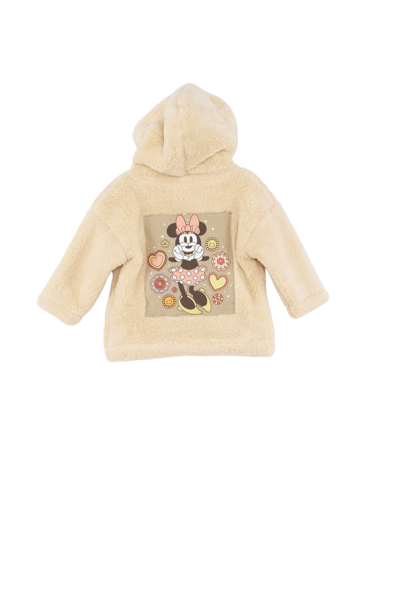 FLEECE ΖΑΚΕΤΑ MINNIE ΜΕ ΚΕΝΤΗΜΑ Εκρού 12-18 μηνών