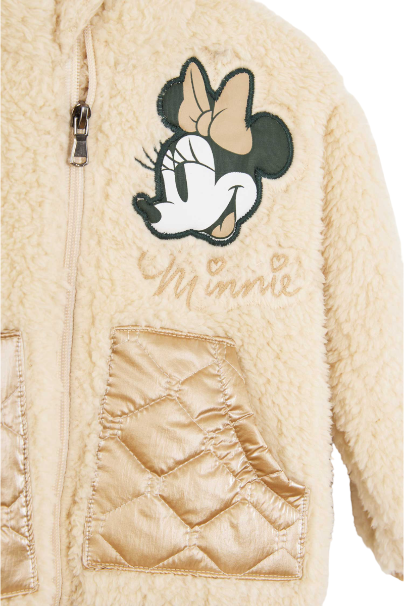 FLEECE ΖΑΚΕΤΑ MINNIE ΜΕ ΚΕΝΤΗΜΑ ΚΑΙ ΤΣΕΠΕΣ ΚΑΠΙΤΟΝΕ Εκρού 9-12 μηνών FLEECE ΖΑΚΕΤΑ MINNIE ΜΕ ΚΕΝΤΗΜΑ ΚΑΙ ΤΣΕΠΕΣ ΚΑΠΙΤΟΝΕ Εκρού 9-12 μηνών