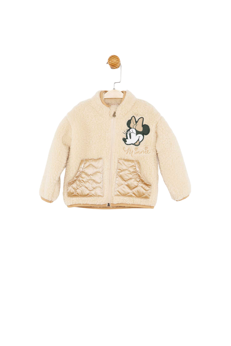 FLEECE ΖΑΚΕΤΑ MINNIE ΜΕ ΚΕΝΤΗΜΑ ΚΑΙ ΤΣΕΠΕΣ ΚΑΠΙΤΟΝΕ Εκρού 9-12 μηνών FLEECE ΖΑΚΕΤΑ MINNIE ΜΕ ΚΕΝΤΗΜΑ ΚΑΙ ΤΣΕΠΕΣ ΚΑΠΙΤΟΝΕ Εκρού 9-12 μηνών