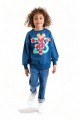 Φούτερ βαμβακερή μπλούζα για αγόρι Cimpa Mickey Mouse  Indigo 4 (3-4 ετών)