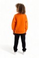 Φούτερ βαμβακερή μπλούζα για αγόρι Cimpa Mickey Mouse  Πορτοκαλί 4 (3-4 ετών)