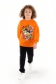 Φούτερ βαμβακερή μπλούζα για αγόρι Cimpa Mickey Mouse  Πορτοκαλί 7 (6-7 ετών)