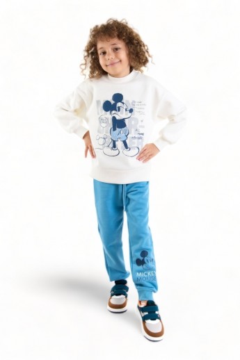 Φόρμα βαμβακερή για αγόρι Cimpa Mickey Mouse  Λευκό 3 (2-3 ετών)