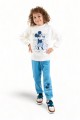 Φόρμα βαμβακερή για αγόρι Cimpa Mickey Mouse  Λευκό 4 (3-4 ετών)