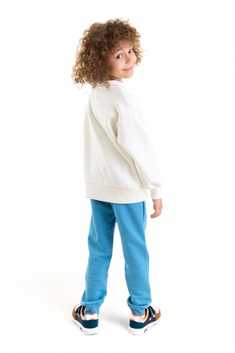 Φόρμα βαμβακερή για αγόρι Cimpa Mickey Mouse  Λευκό 5 (4-5 ετών)