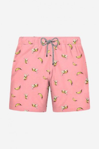 Μαγιο John Frank Banana Pink Εμπριμε XXL