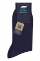 Κάλτσα Μερσεριζέ Βαμβακερή Pournara Premium Basic Μπλε Ραφ 45
