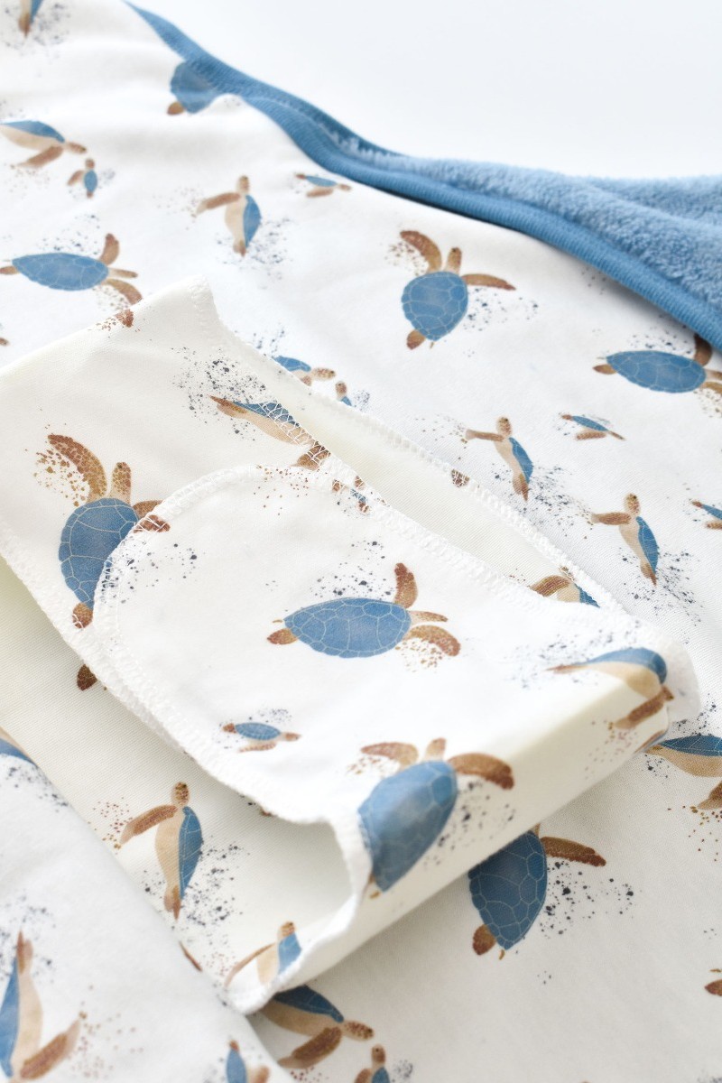 Κουβερτα Φασκιωματος Fleece Biorganic Caretta Indigo Όχι Κουβερτα Φασκιωματος Fleece Biorganic Caretta Indigo Όχι