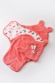 Κουβερτα Φασκιωματος Fleece Biorganic Wild Flower Shell Pink Όχι Κουβερτα Φασκιωματος Fleece Biorganic Wild Flower Shell Pink Όχι