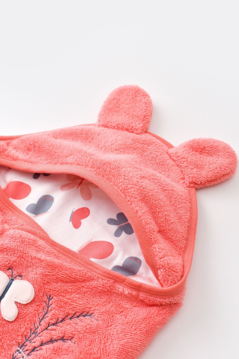 Κουβερτα Φασκιωματος Fleece Biorganic Wild Flower Shell Pink Όχι Κουβερτα Φασκιωματος Fleece Biorganic Wild Flower Shell Pink Όχι