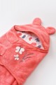 Κουβερτα Φασκιωματος Fleece Biorganic Wild Flower Shell Pink Όχι Κουβερτα Φασκιωματος Fleece Biorganic Wild Flower Shell Pink Όχι