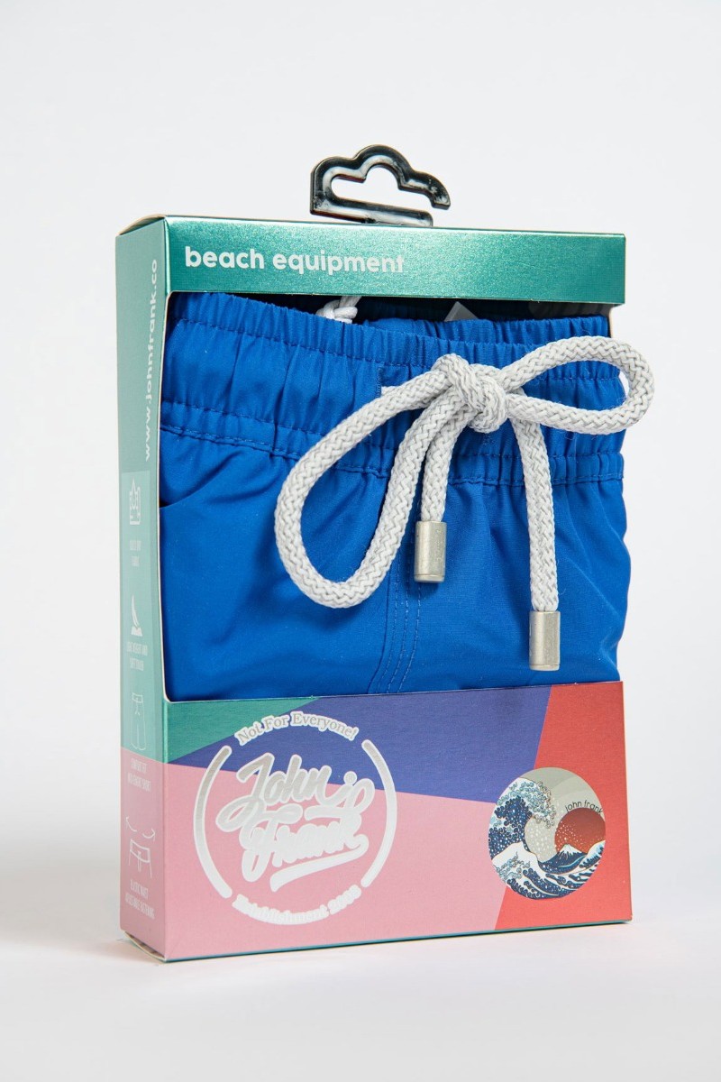 Μαγιο John Frank Blue Μπλε XL Μαγιο John Frank Blue Μπλε XL