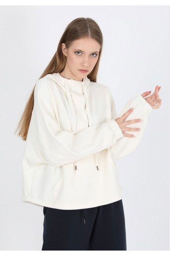 Μπλούζα Γυναικεία Oversized Chic John Frank  Εκρού M/L